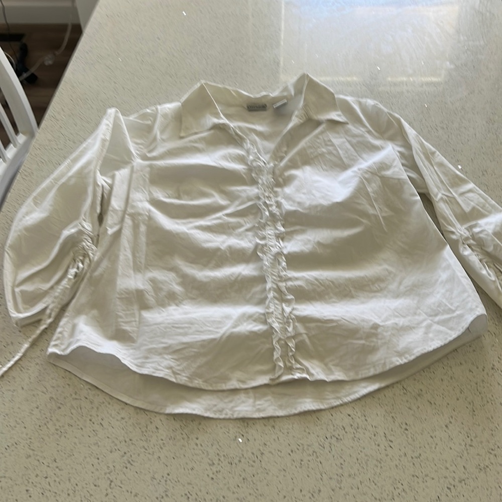 Richard Malcolm XL white woman’s shirt